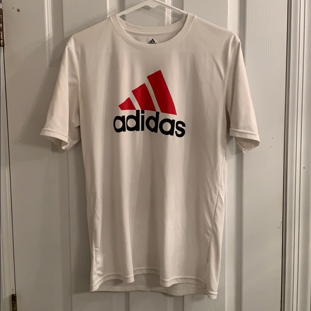 White Adidas T-Shirt